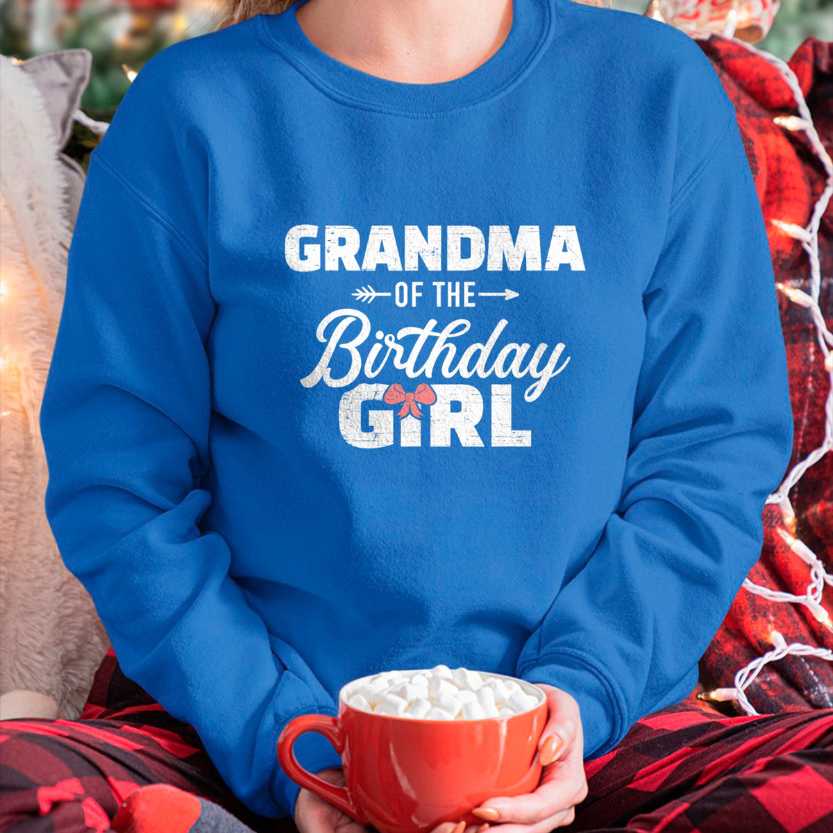 Best Grandma Shirt, Proud Grandma Unisex T-Shirt/Hoodie/Sweatshirt HLT00 - Grandma of the birthday granddaughter girl T-Shirt