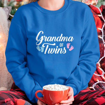 Best Grandma Shirt, Proud Grandma Unisex T-Shirt/Hoodie/Sweatshirt HLT00 - Grandma of twins T-Shirt