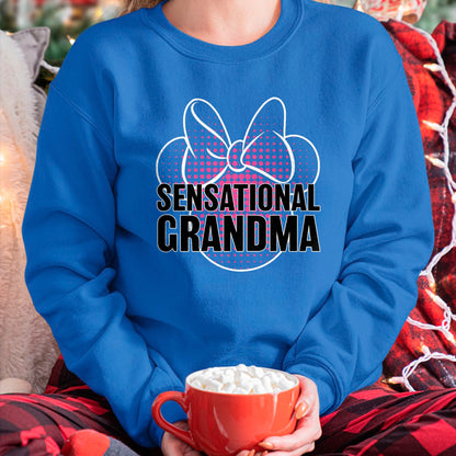 Best Grandma Shirt, Proud Grandma Unisex T-Shirt/Hoodie/Sweatshirt HLT00 - Disney Mickey And Friends Sensational Grandma T-Shirt
