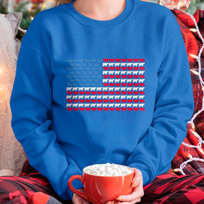 Best Farmer Life Shirt, Funny Farmer UnisexT-Shirt/Hoodie/Sweatshirt HLT00 - Cow American Flag Heifer US 4th of July Farm Cattle USA Gift T-Shirt