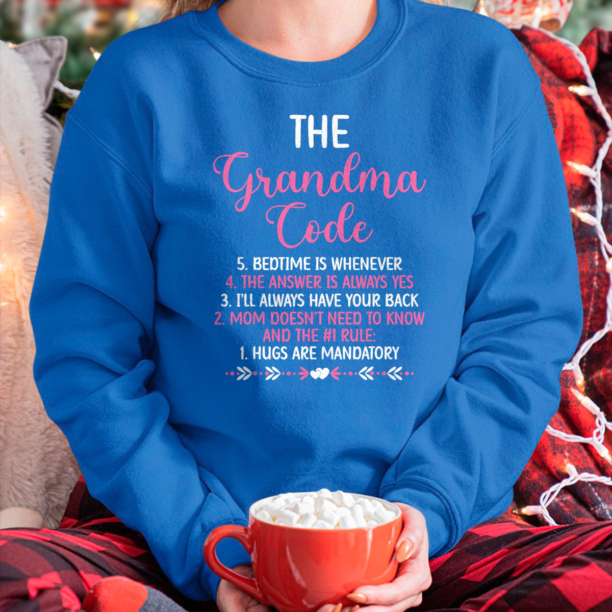Best Grandma Shirt, Proud Grandma Unisex T-Shirt/Hoodie/Sweatshirt HLT00 - The Grandma Code Granny Grandmother Grandparent T-Shirt (1)