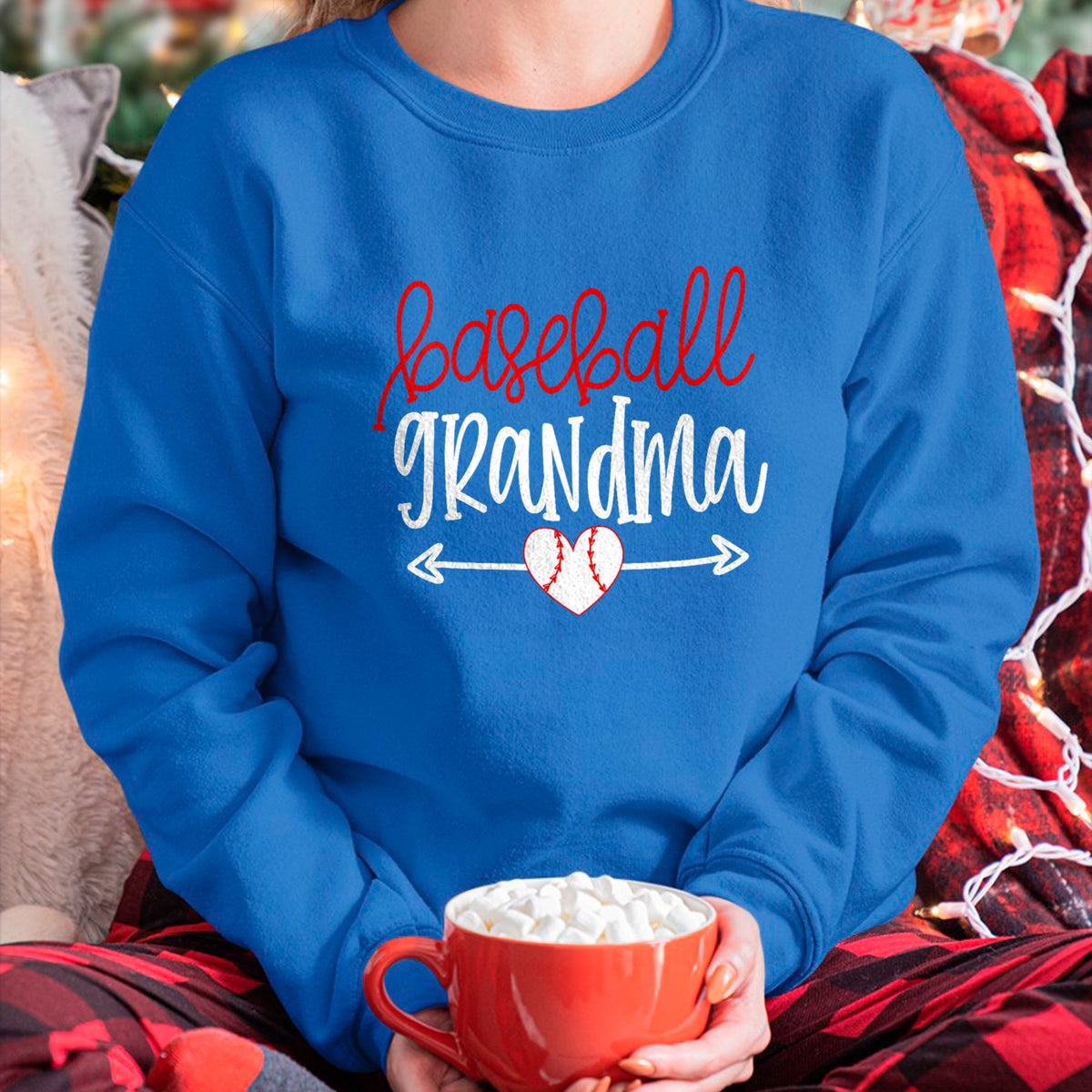 Best Grandma Shirt, Proud Grandma Unisex T-Shirt/Hoodie/Sweatshirt HLT00 - Baseball Grandma Shirt from Grandson Arrow Cute Heart Game T-Shirt