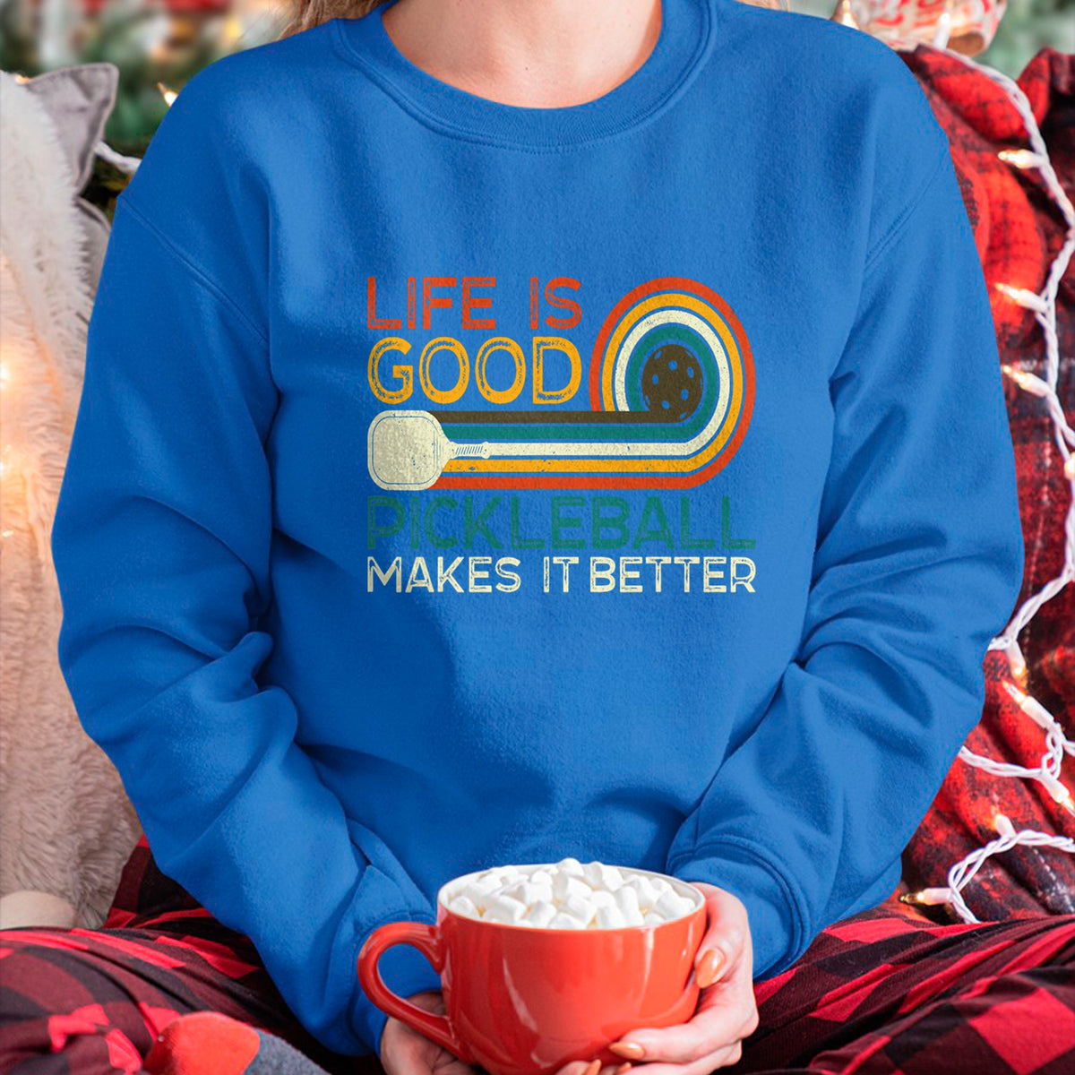 Best Grandma Shirt, Proud Grandma Unisex T-Shirt/Hoodie/Sweatshirt HLT00 - Funny Life is Good, Pickleball Makes it Better T-Shirt
