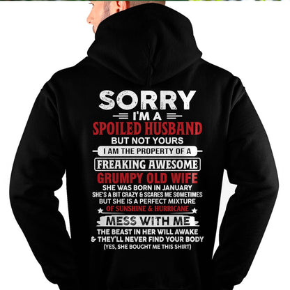 January - Spoiled Husband - Perfect Gift From Wife - LUNA01 (SKU11-02-01)