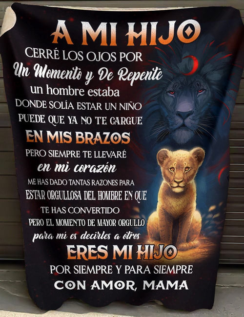 MANTA PARA HIJO – REGALO DE COMODIDAD Y CALOR DE MAMÁ Manta acolchada de forro polar Sherpa NTTDsp