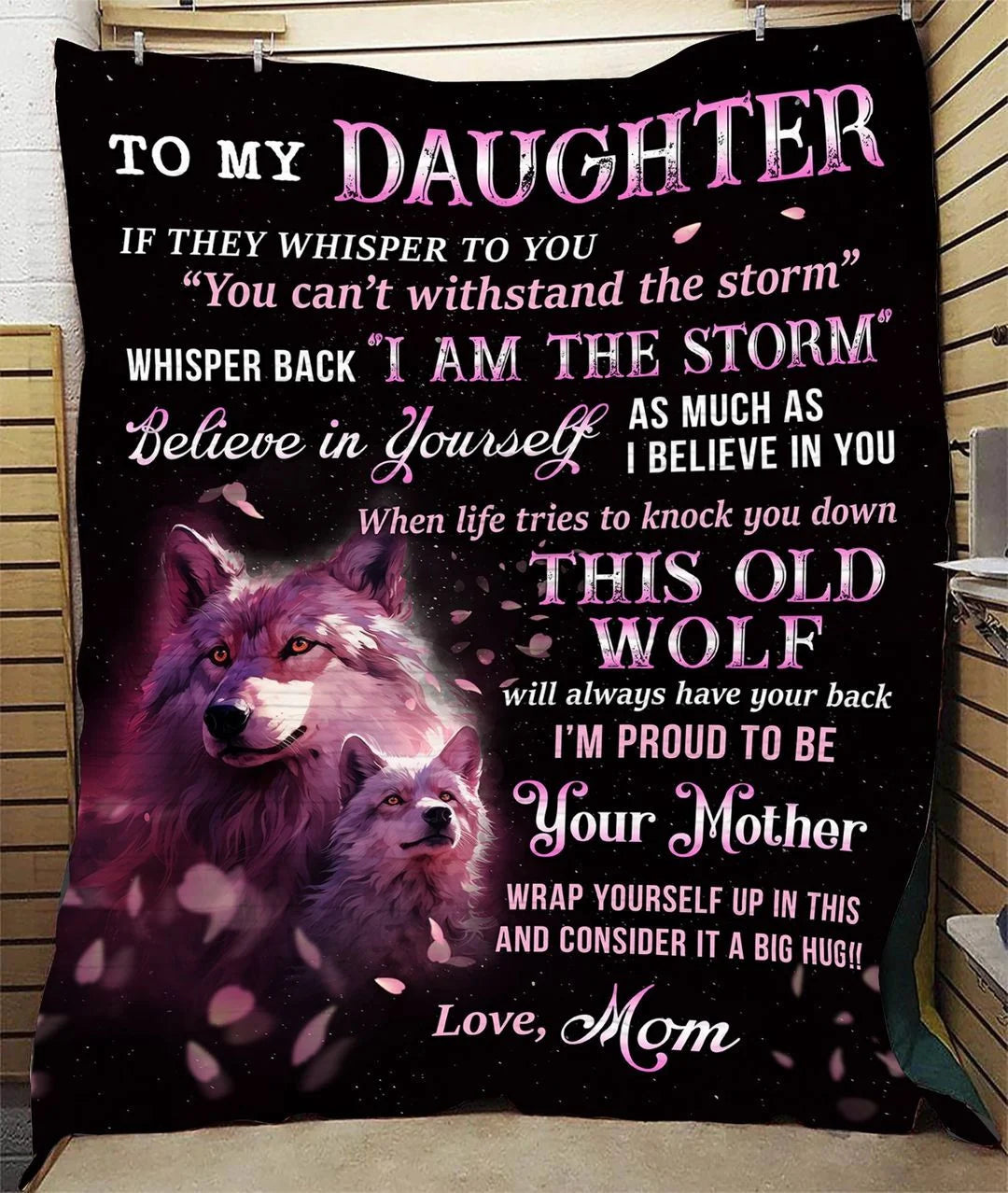 BLANKET FOR DAUGHTER – COMFORT & WARMTH GIFT FROM MOM