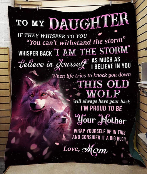 BLANKET FOR DAUGHTER – COMFORT & WARMTH GIFT FROM MOM