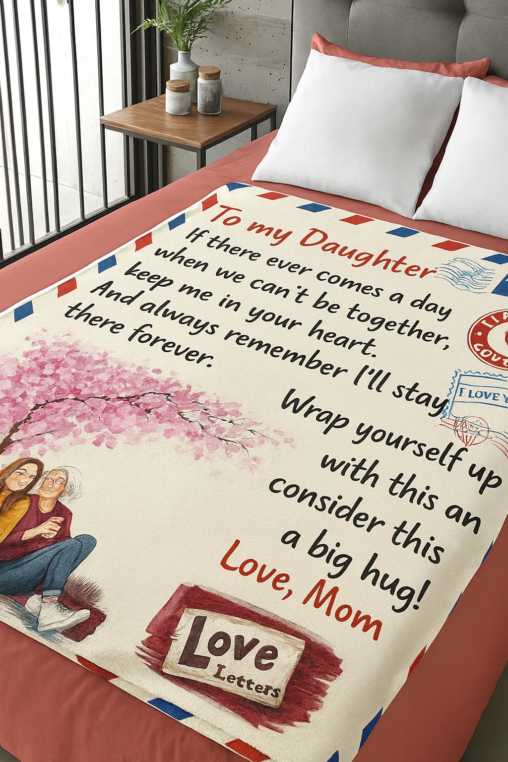 Special Gift For Your Daughter Blanket - From Mom
