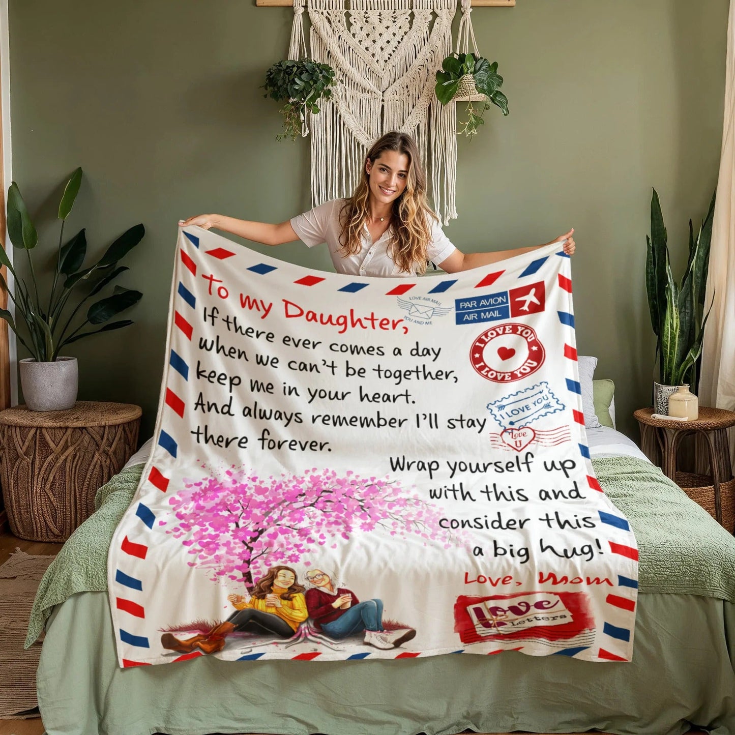 Special Gift For Your Daughter Blanket - From Mom