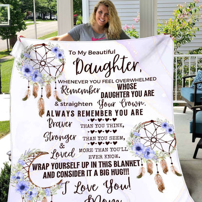 Special Gift For Your Daughter Blanket - From Mom