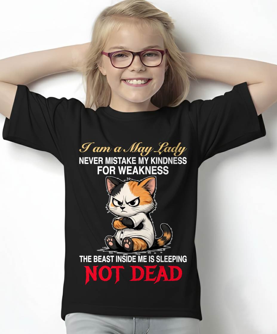 MAY SHIRT, THE BEAST INSIDE ME IS SLEEPING NOT DEAD - FMA LUNA05 (SKU2604-160-05)