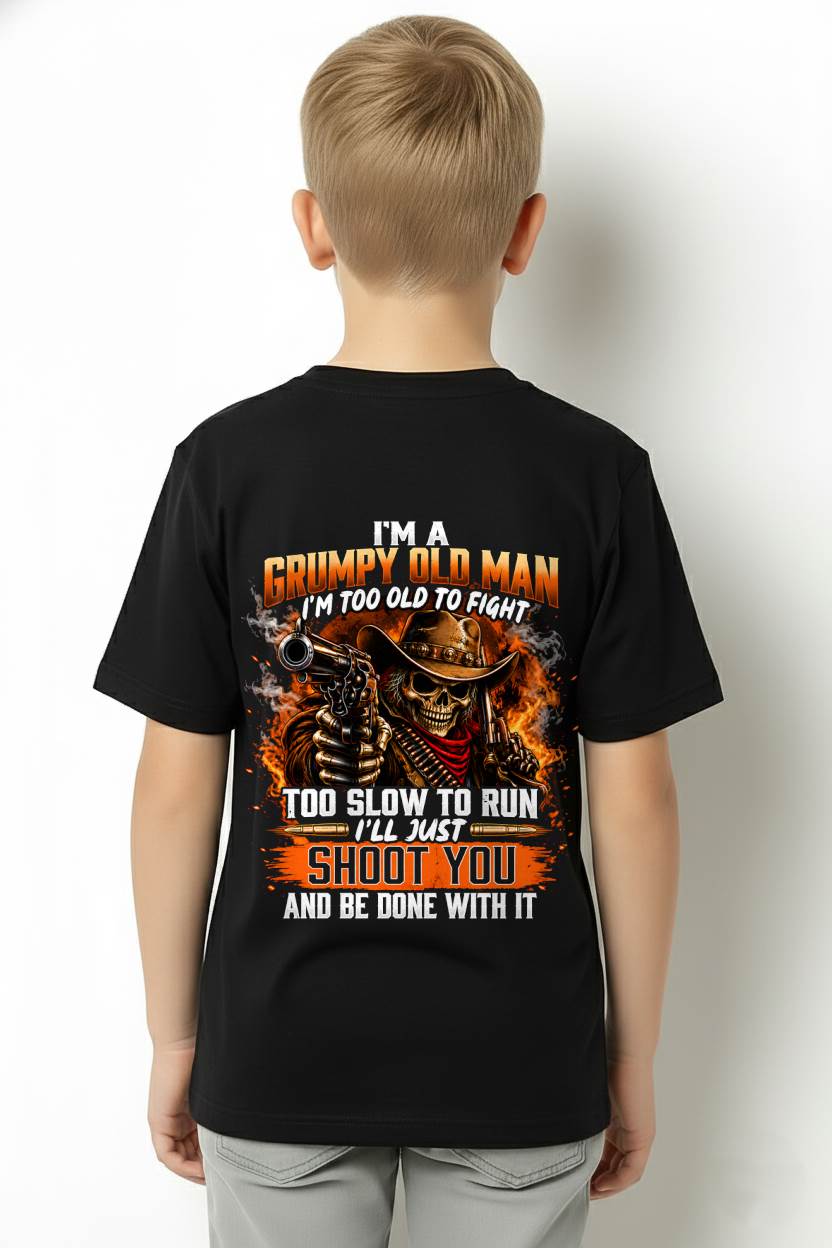 I'M A GRUMPY OLD MAN TOO OLD TO FIGHT, TOO SLOW TO RUN - SHIRT FOR MEN - LUNA00 (SKU2609-308)