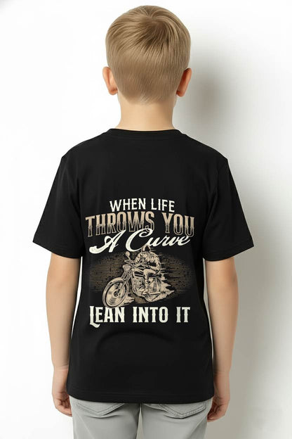 When Life Throws You A Curve Lean Into It - Biker Motorcycle - SHIRT FOR MEN - LUNA00 (SKU2607-DY-11)