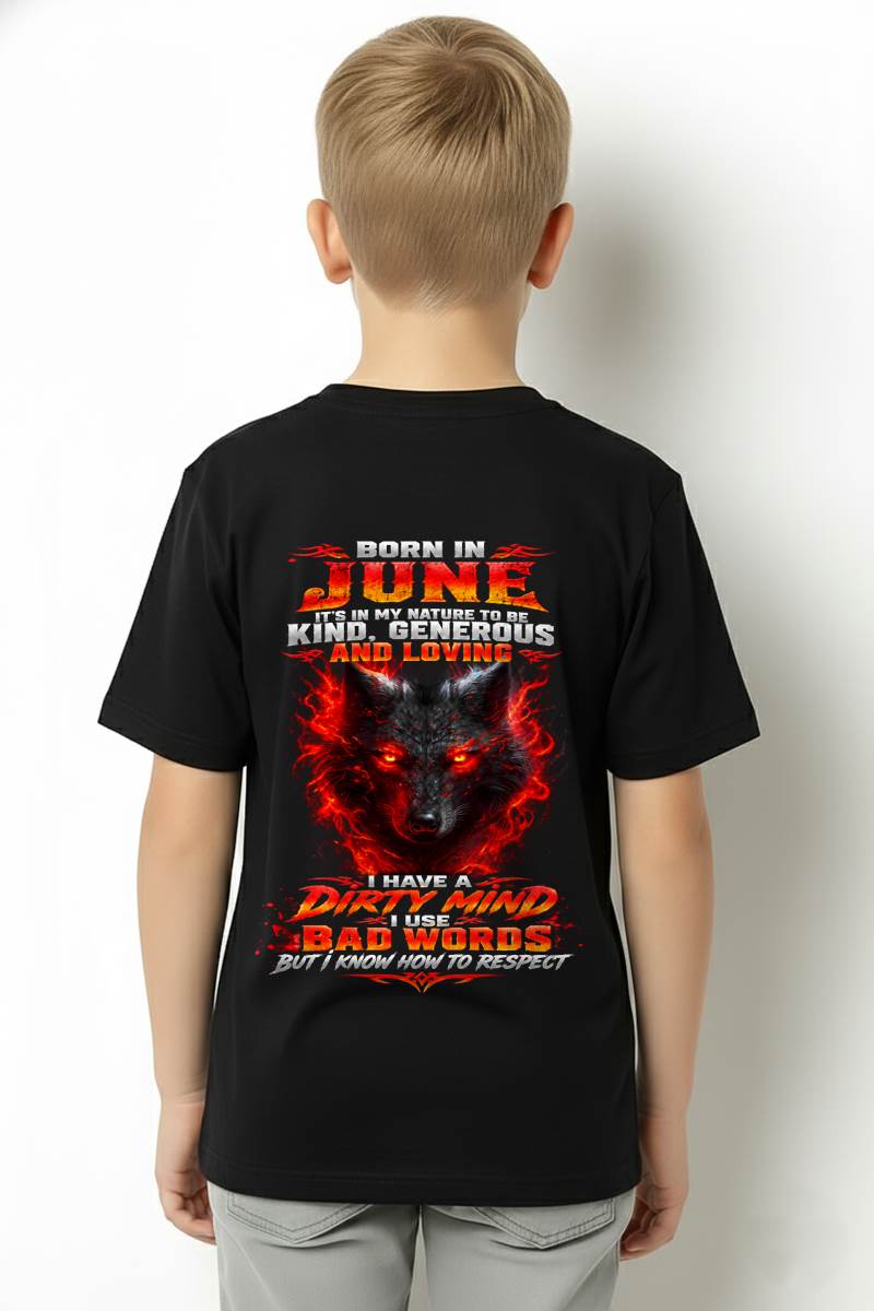 JUNE - I’M KIND, GENEROUS AND LOVING, WITH A DIRTY MIND, A FOUL MOUTH, AND RESPECT FOR OTHERS - SHIRT FOR MEN - LUNA06 (SKU2610-80-06)