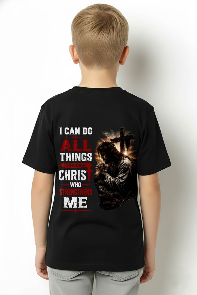 I CAN DO  ALL THINGS THROUGH CHRIST WHO STRENGTHENS ME - SHIRT FOR MEN - LUNA00 (SKU2608-101)