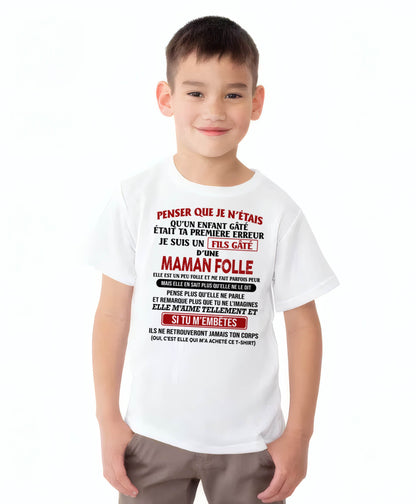 JE SUIS UN FILS GÂTÉ – CADEAU DE MAMAN - frSNOW00 (SKU12-186)
