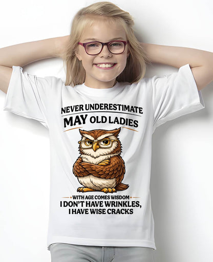 MAY SHIRT, With age comes wisdom - FMA LUNA01 (SKU2604-101-05)
