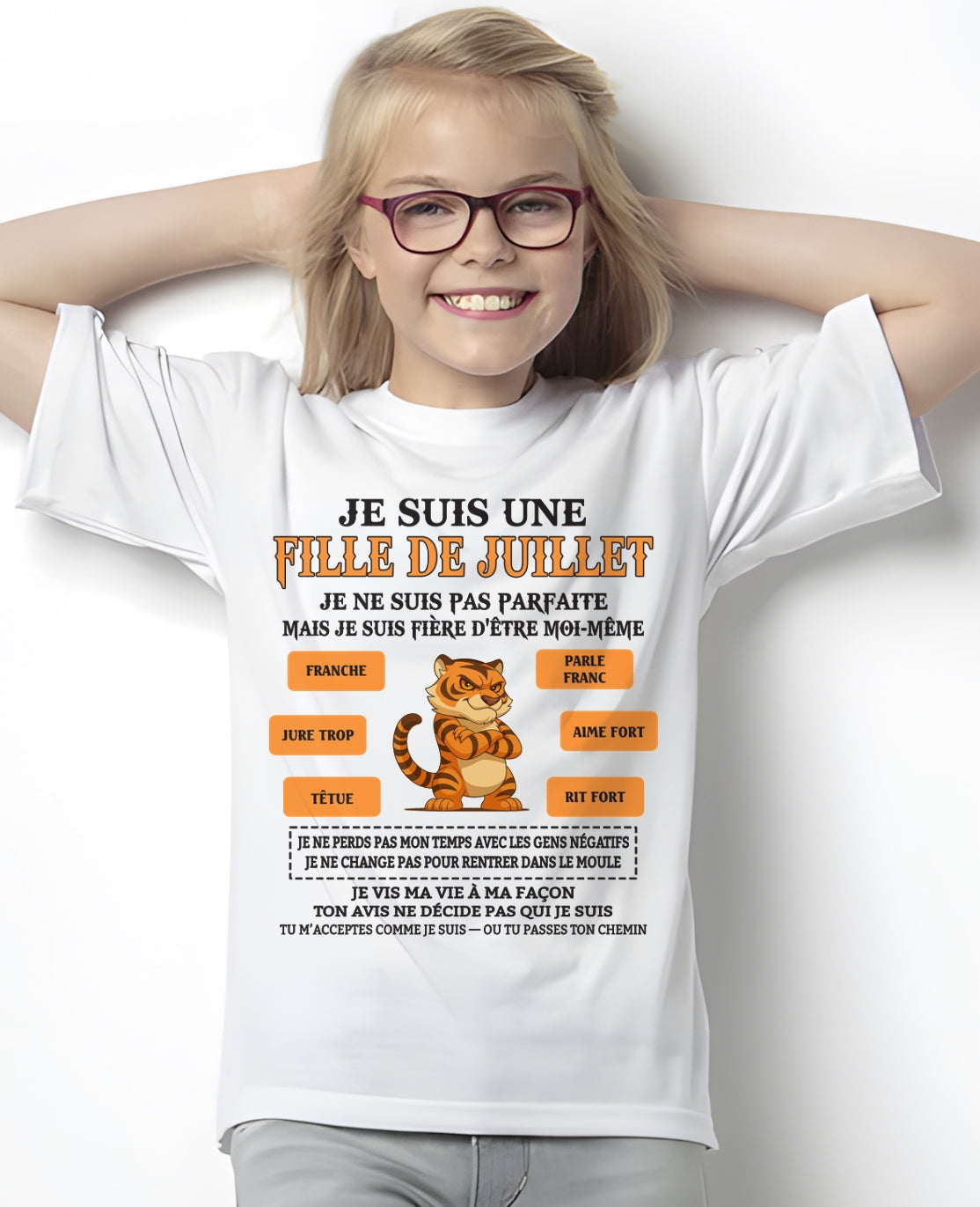 JE SUIS UNE FILLE DE JUILLET  - fma LUNA07 / fr07 (SKU26T-01240-07)