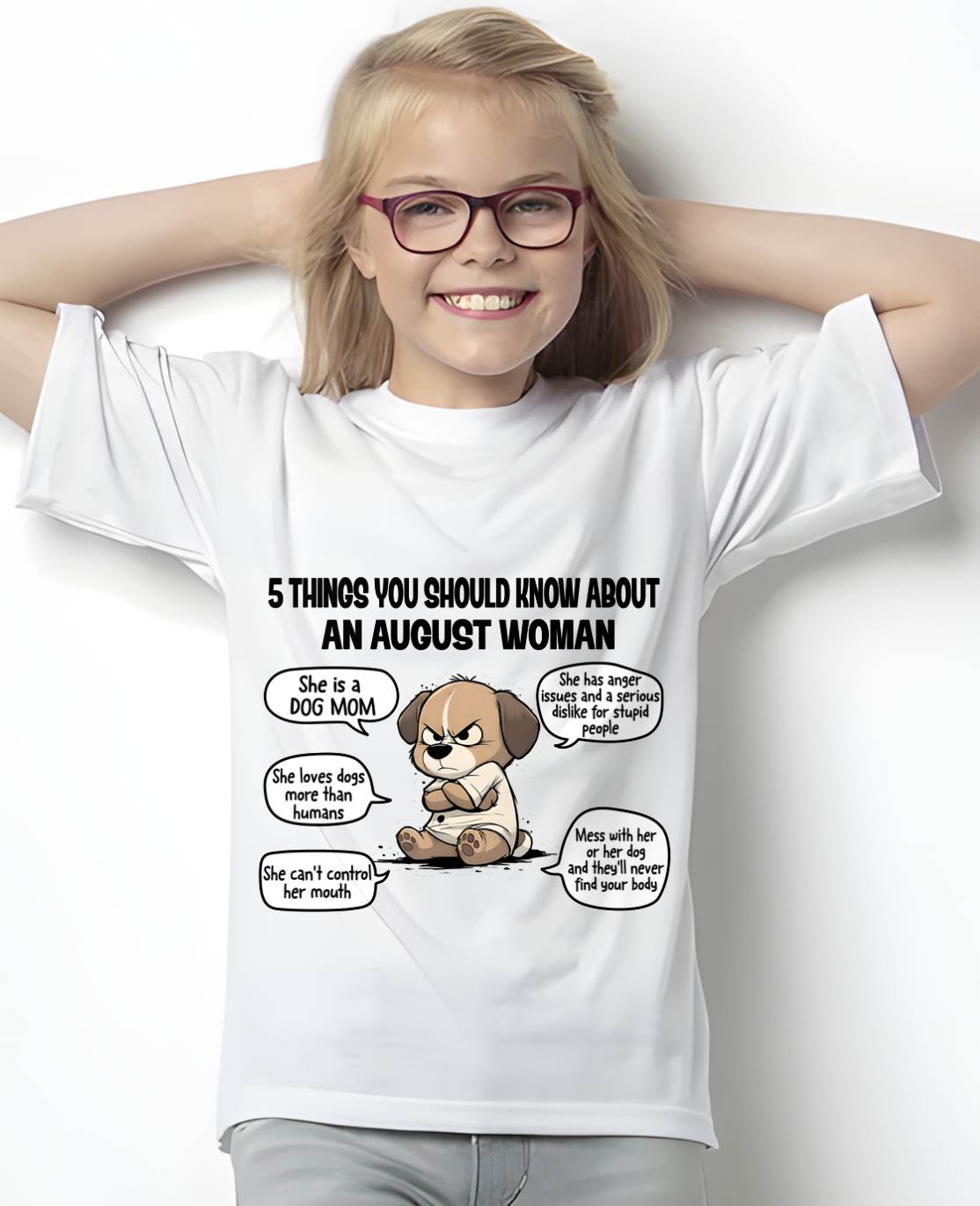 AUGUST SHIRT, 5 THINGS YOU SHOULD KNOW ABOUT THIS WOMAN - LUNA08 (SKU2604-311-08)