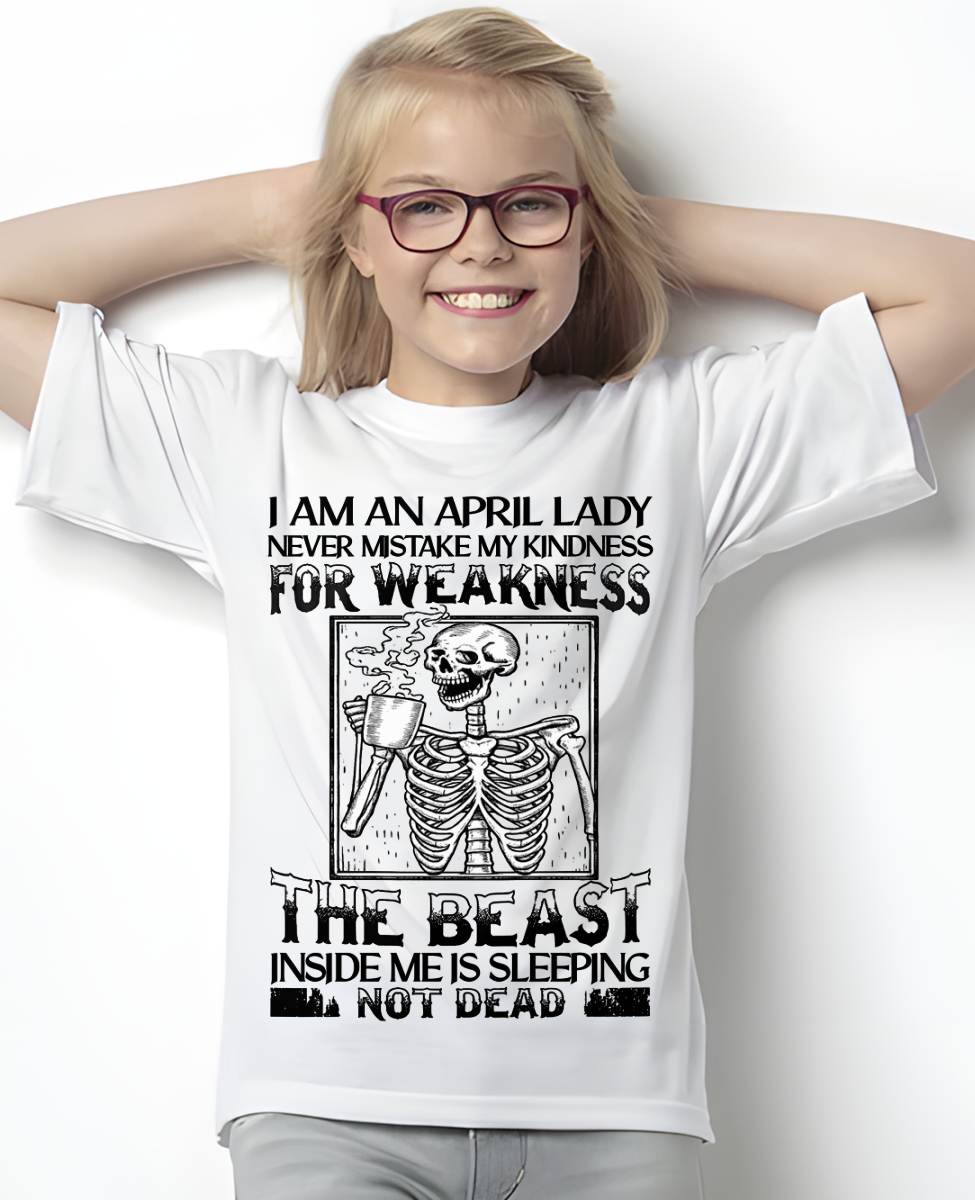 APRIL SHIRT, THE BEAST INSIDE ME IS SLEEPING NOT DEAD - FMA LUNA04 (SKU2604-158-04)