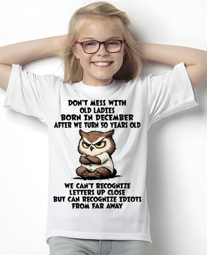 DECEMBER SHIRT, RECOGNIZE IDIOTS FROM FAR AWAY - FMA LUNA12 (SKU2604-76-12)