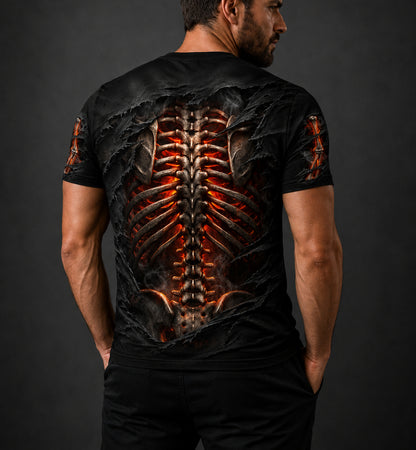 3D Skeleton T-Shirt - SHIRT FOR MEN - LUNA00 (SKU3D2608-234)