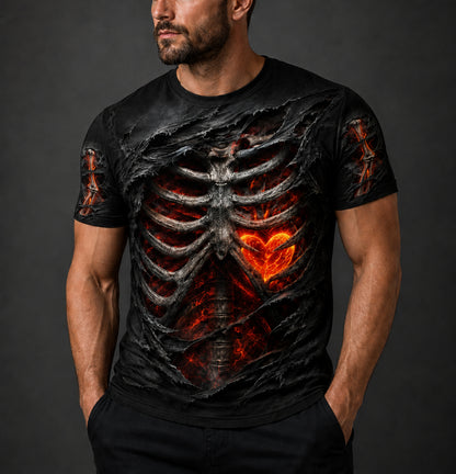 3D Skeleton T-Shirt - SHIRT FOR MEN - LUNA00 (SKU3D2608-234)