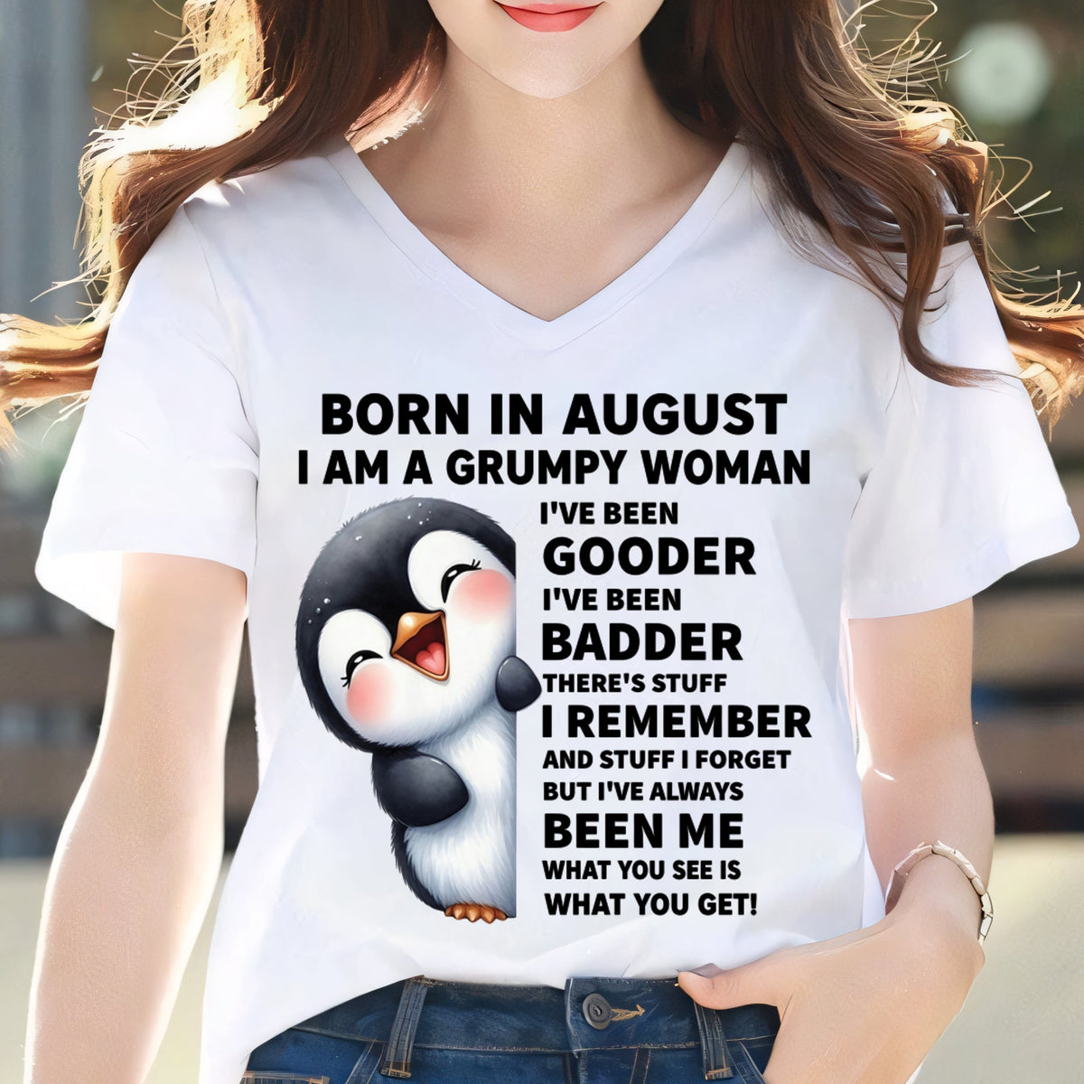 BORN IN AUGUST I AM A GRUMPY WOMAN LUNA08 FMA (SKU09-95-08)