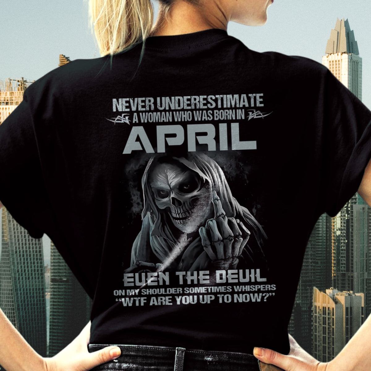 APRIL - NEVER UNDERESTIUNDER A WOMAN - FMA (SKU09-13-04)