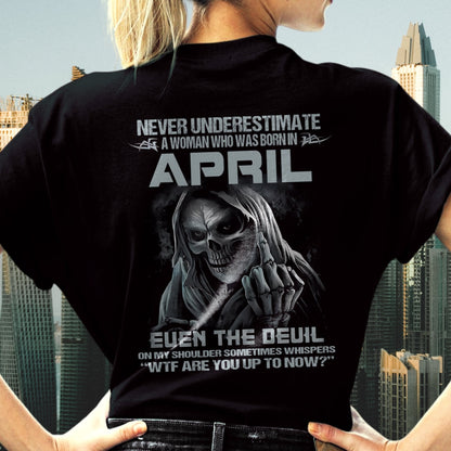 APRIL - NEVER UNDERESTIUNDER A WOMAN - FMA (SKU09-13-04)