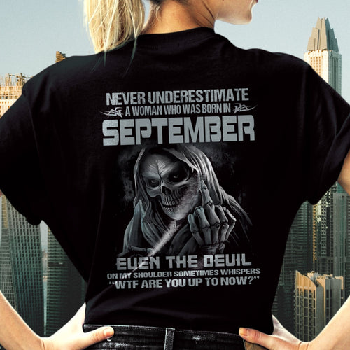 SEPTEMBER - NEVER UNDERESTIUNDER A WOMAN - FMA (SKU09-13-09)