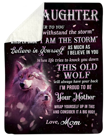 BLANKET FOR DAUGHTER – COMFORT & WARMTH GIFT FROM MOM
