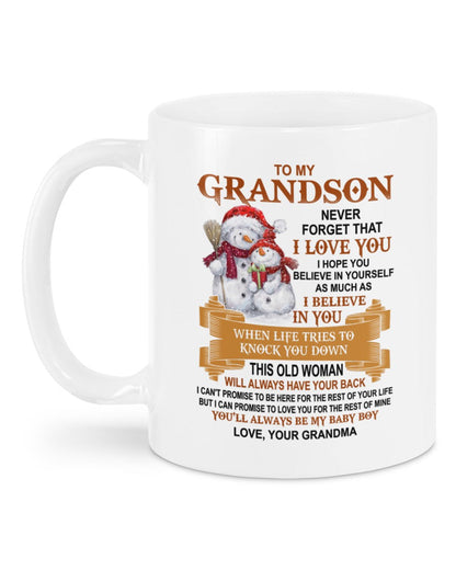 TO GRANDSON MUG 01 - GIFT FROM GRANDMA - LUNA00