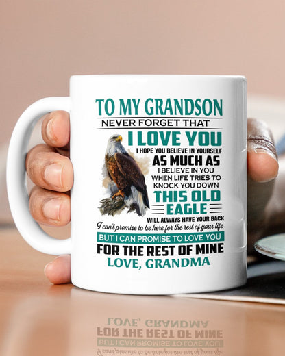 TO GRANDSON MUG 02 - GIFT FROM GRANDMA - LUNA00