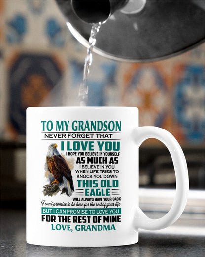 TO GRANDSON MUG 02 - GIFT FROM GRANDMA - LUNA00