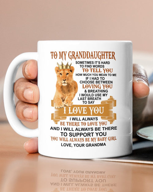 TO GRANDDAUGHTER MUG 01 - GIFT FROM GRANDMA - LUNA00