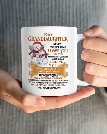 TO GRANDDAUGHTER MUG 03 - GIFT FROM GRANDMA - LUNA00 (SKUG12-285)
