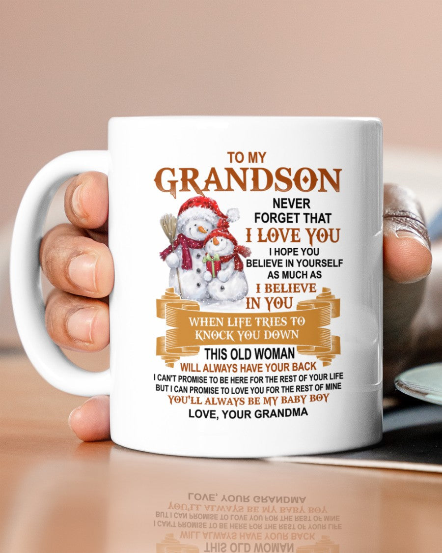 TO GRANDSON MUG 01 - GIFT FROM GRANDMA - LUNA00