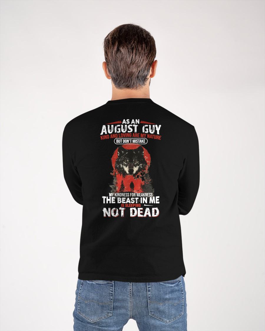 AUGLUNAT - KIND AND LOVING ARE MY NATURE - BIRTHDAY T-SHIRT FOR MEN - EBIL08 (SKU26T-01-17-08)