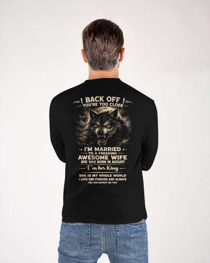 AUGLUNAT - BACK OFF! YOU'RE TOO CLOSE - GIFT FROM WIFE - EBIL08 (SKU26T-01-25-08)
