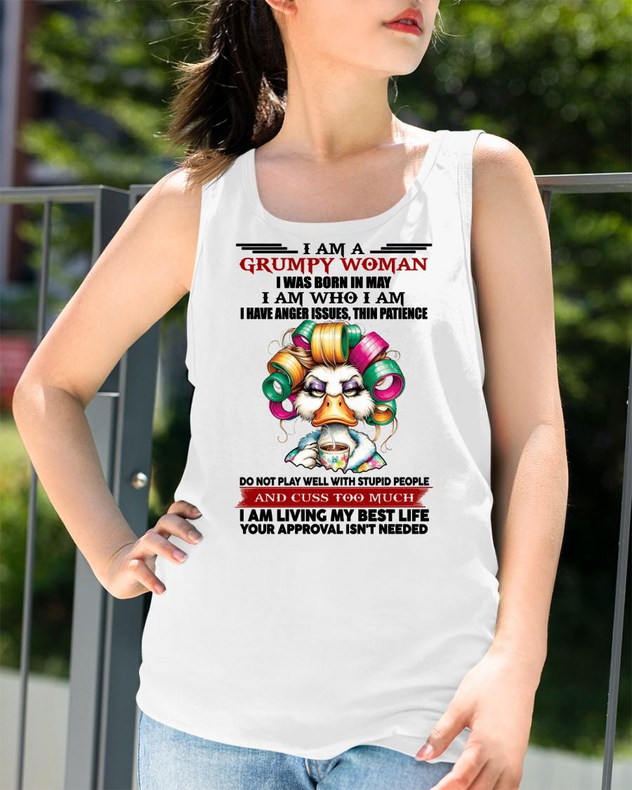 MAY - GRUMPY WOMAN - BIRTHDAY SHIRT FOR WOMEN - FMA / LUNA05 (SKU26T-01-22-05)