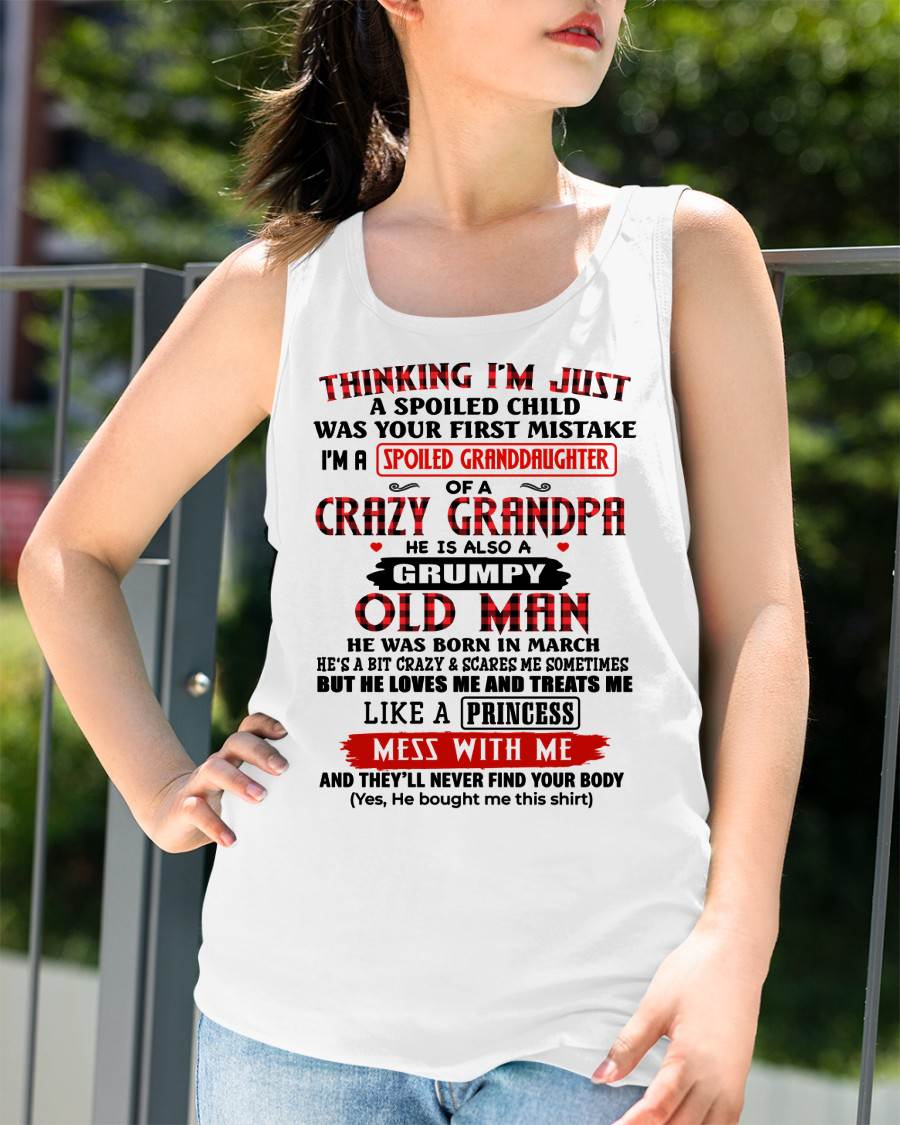 MARCH - SPOILED GRANDDAUGHTER - GIFT FROM GRANDPA - LUNA03 (SKU2602-117-03)