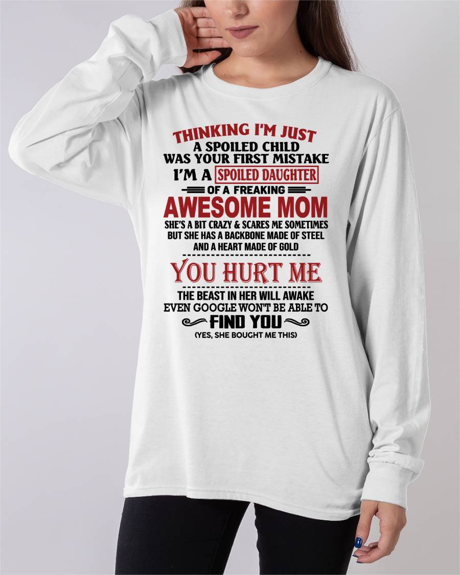 TO MY DAUGHTER - SPOILED DAUGHTER - PERFECT GIFT FOR DAUGHTER - GIFT FROM MOM - LUNA00 (SKU10-151-00)