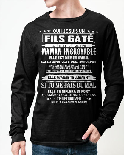 AVRIL - FILS GÂTÉ – CADEAU DE MAMAN - EBIL04 (SKU26T-0172-04)