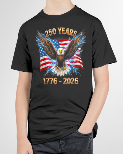 U.S 250th BIRTHDAY T-SHIRT - LUNA250 (SKU26T-0187)