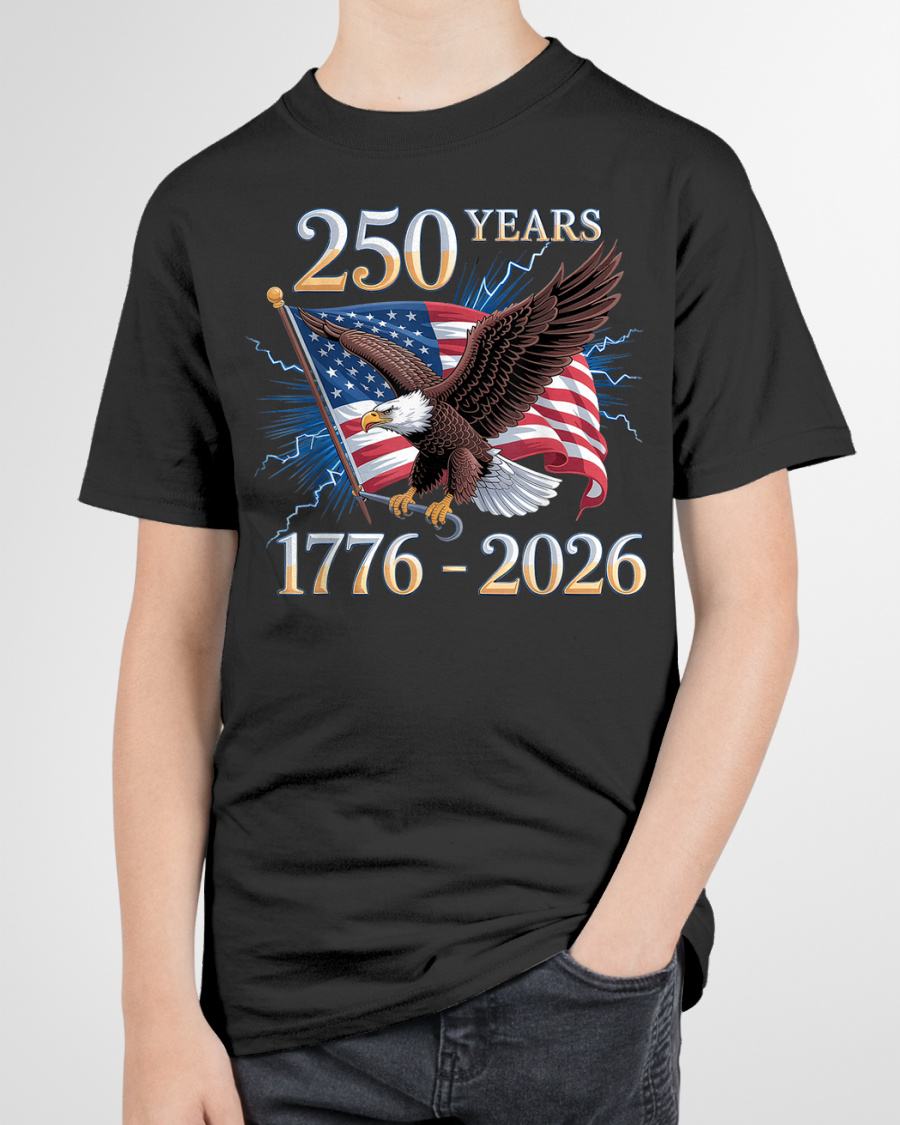 U.S 250th BIRTHDAY T-SHIRT - LUNA250 (SKU26T-0185)