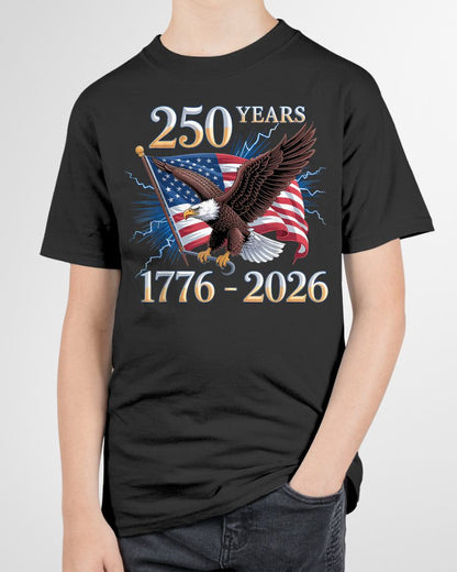 U.S 250th BIRTHDAY T-SHIRT - LUNA250 (SKU26T-0185)