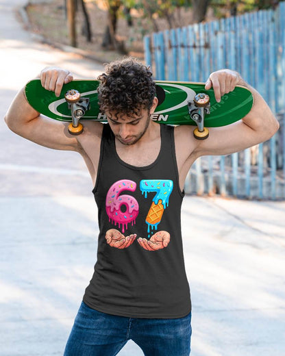 ICE CREAM 6 7 - UNISEX MEME T-SHIRT - SNOW00