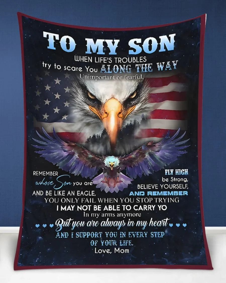 Special Gift For Your Son Blanket - From Mom