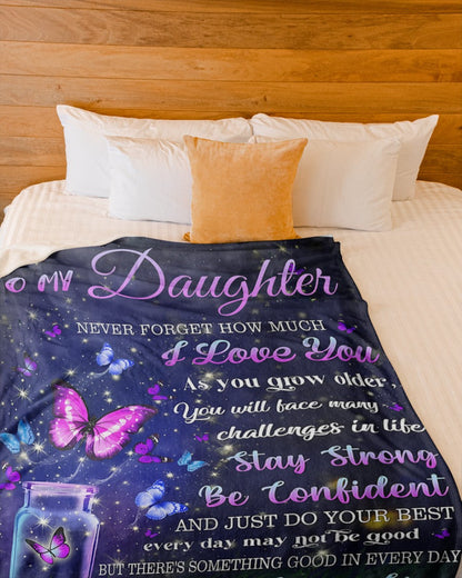 BLANKET FOR DAUGHTER – COMFORT & WARMTH GIFT FROM MOM Sherpa Fleece Quilt Blanket SNOW00 (SKUB12-123)